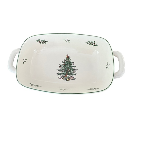 Spode Christmas Tree Dish - Picture 1 of 6